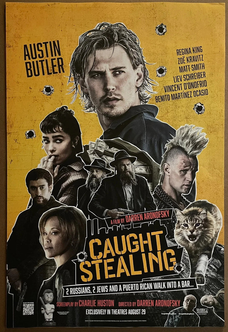 Caught Stealing 2025 USA 27x40 Rolled Crime Thriller Movie Poster