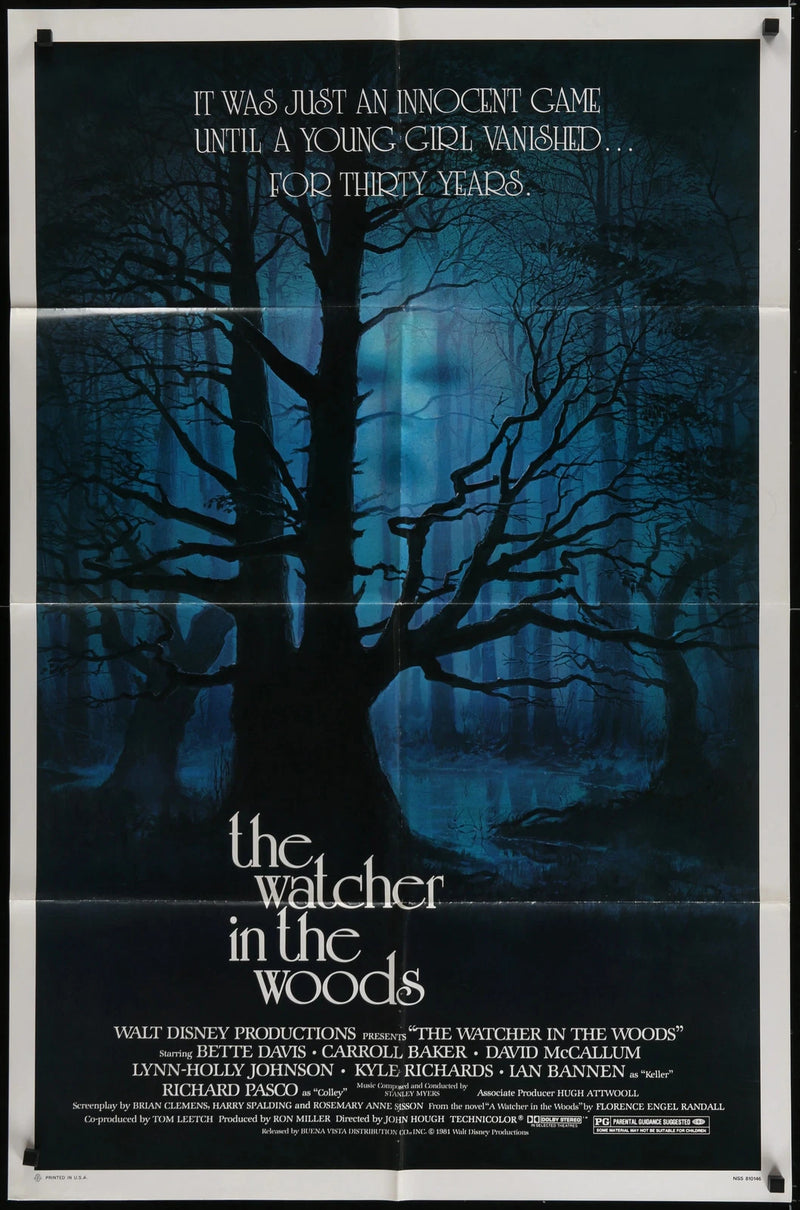 The Watcher in the Woods 1981 Original Movie Poster 27x41 Disney Horror