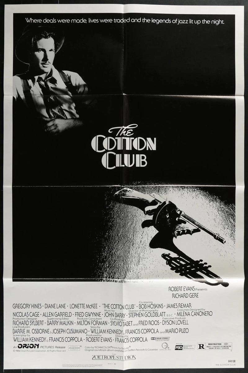 The Cotton Club 1984 Original Movie Poster 27x41 Francis Ford Coppola
