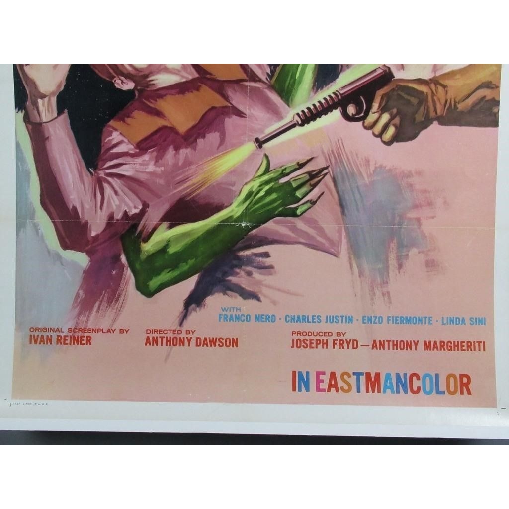 War of the Planets (1966) Original Vintage Linenbacked Sci-Fi Movie Poster