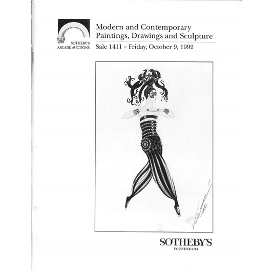 Sotheby's Contemporary Art Auction Catalog October 9, 1992