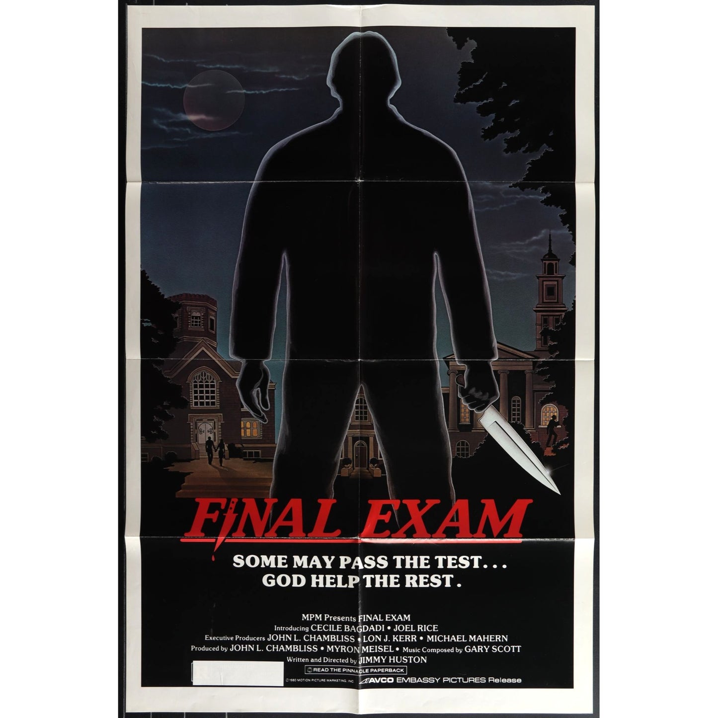 Final Exam (1981) Original Movie Poster Folded 27x41 EM4-131