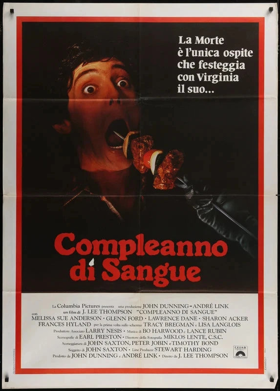 Happy Birthday to Me 1981 Original Italian 1P Movie Poster 39x55 Horror Slasher