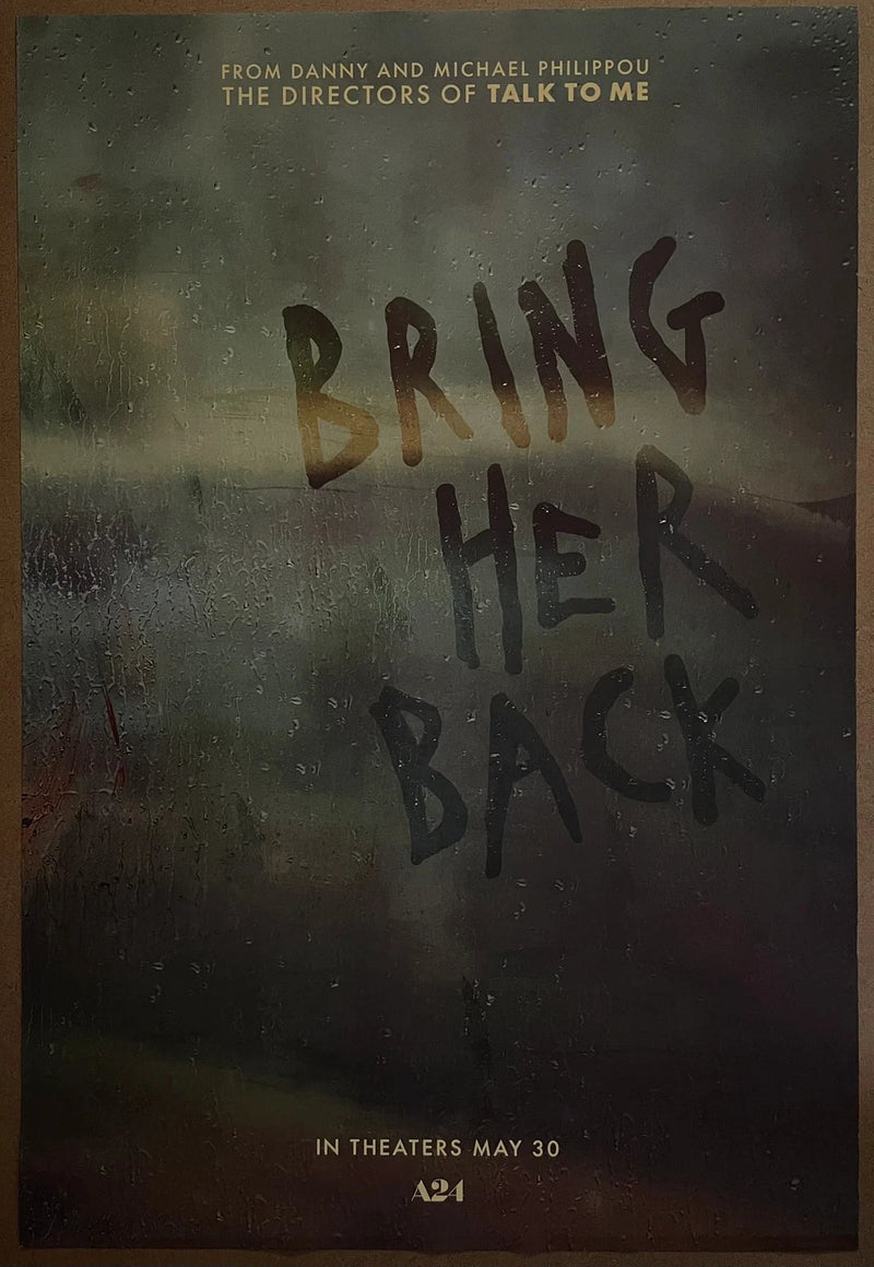 Bring Her Back 2025 USA One-Sheet DS A24 Horror Poster 27x40 Talk To Me