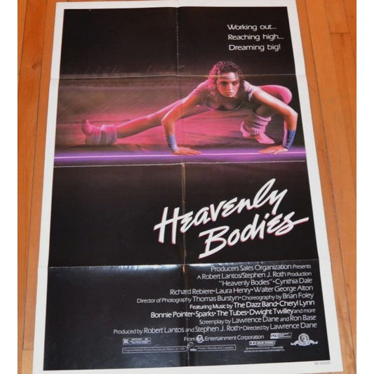 Heavenly Bodies (1984) Original Movie Poster 27x41 Folded Lisa Langlois