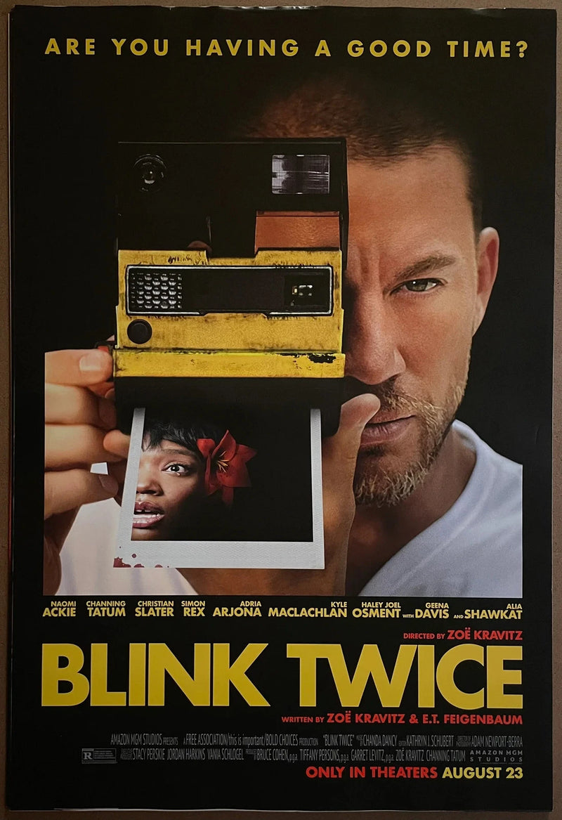 Blink Twice 2024 Channing Tatum Naomi Ackie 27x40 DS Movie Poster