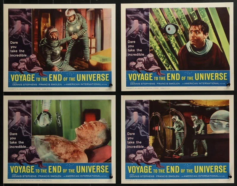 Voyage to the End of the Universe 1964 Original 8 Lobby Card Set 11x14 Sci-Fi