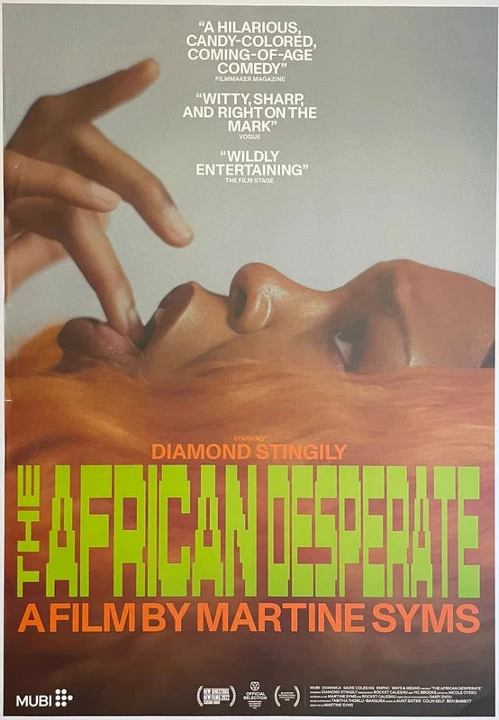 The African Desperate 2022 Original Movie Poster 27x40 SS Martine Syms