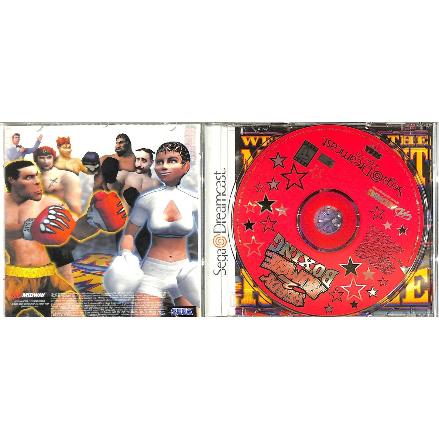 Ready 2 Rumble Boxing (1999) Sega Dreamcast Disc in Original Case