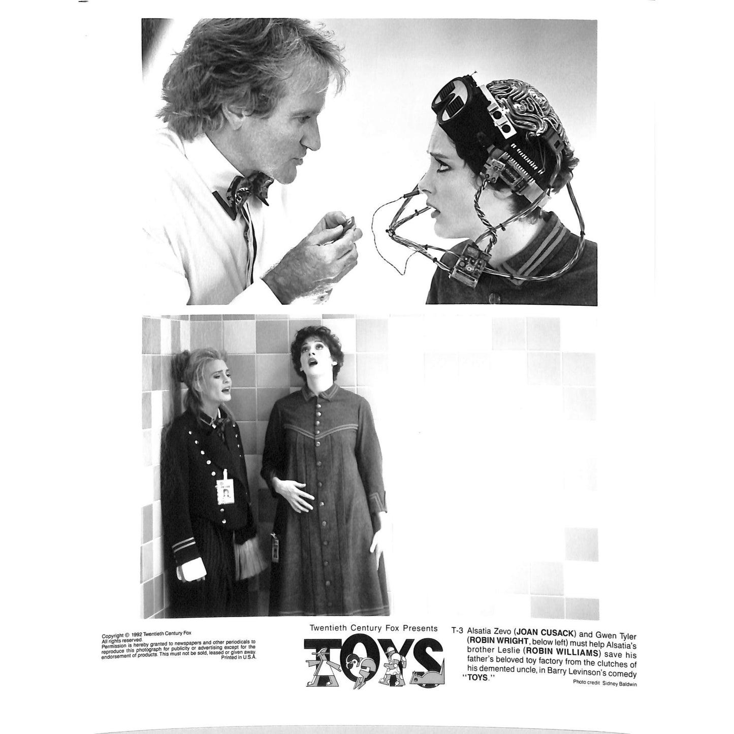 Toys (1992) 4 Movie Still Set 8x10