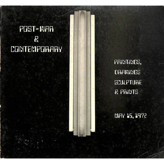 Sotheby's Post War & Contemporary Art Auction Catalog May 15, 1972