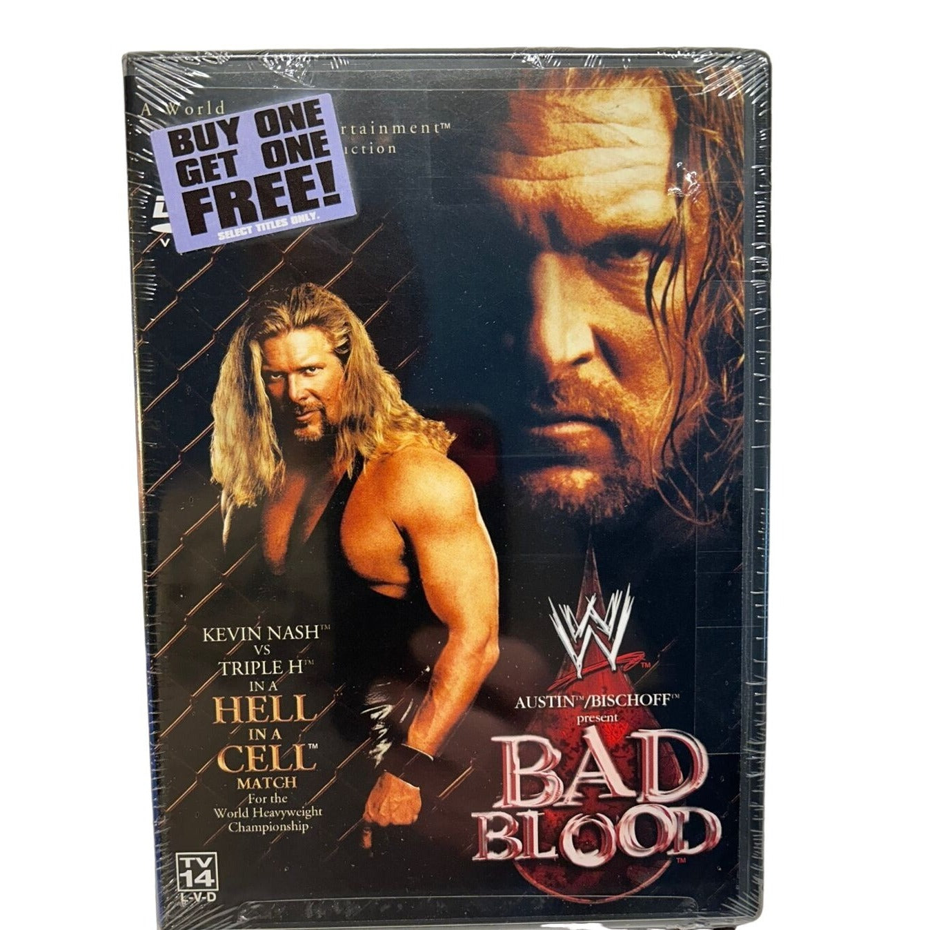 WWE - Bad Blood 2003 (DVD, 2003) BRAND NEW SEALED Kevin Nash Triple H