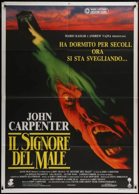Prince of Darkness 1987 Original Italian 1P Movie Poster 39x55 John Carpenter