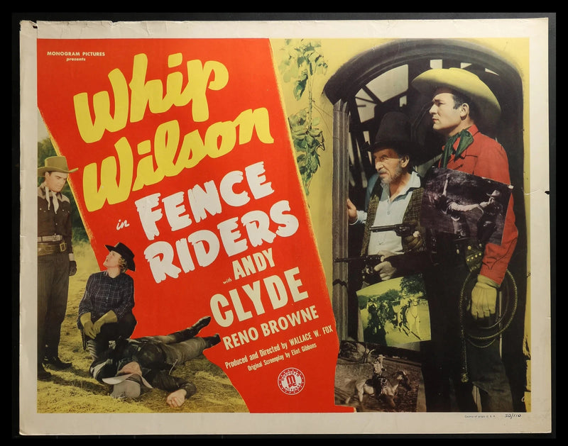 Fence Riders (1950) Original Half-sheet Movie Poster 22x28
