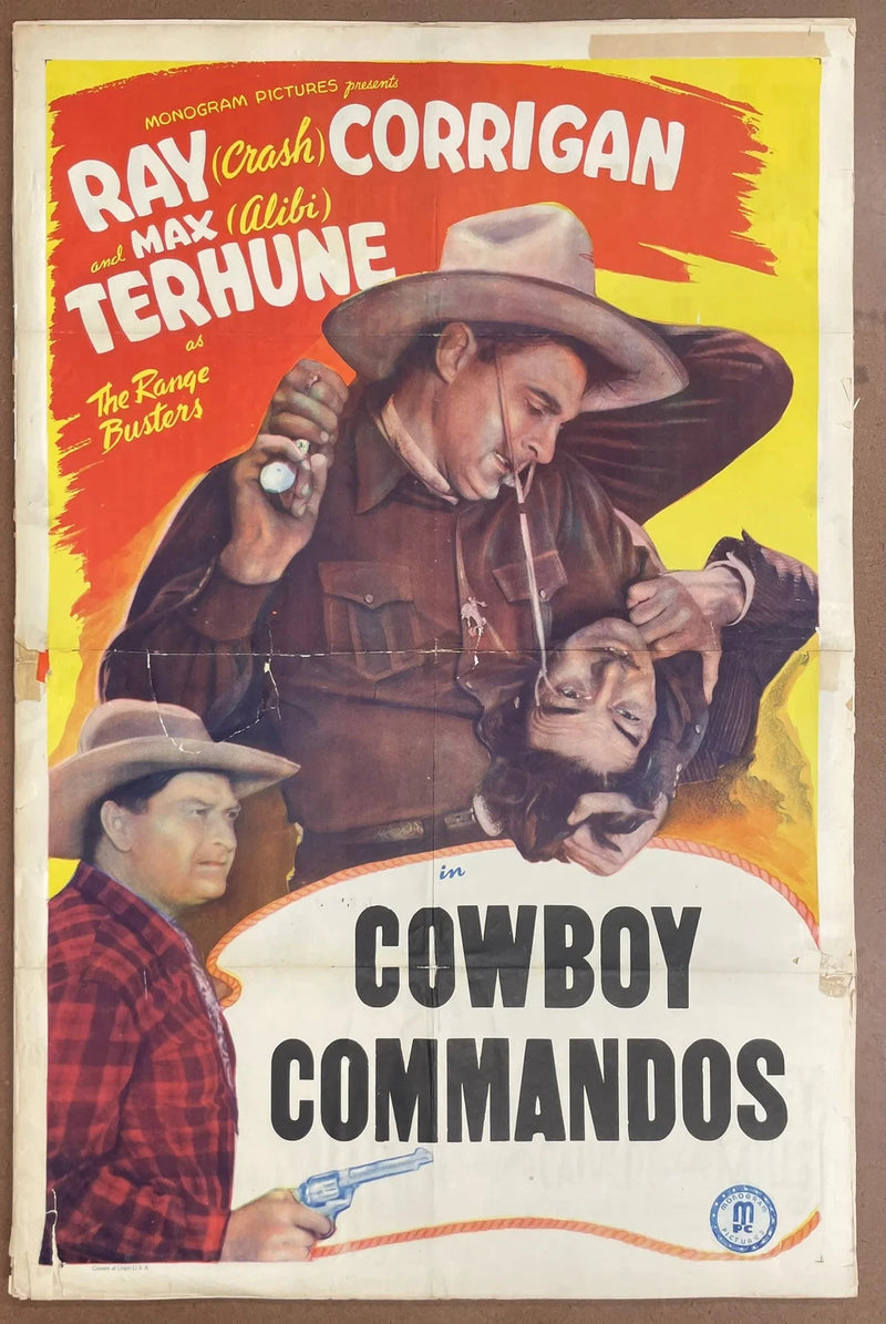 Cowboy Commandos 1943 Original US One Sheet Movie Poster