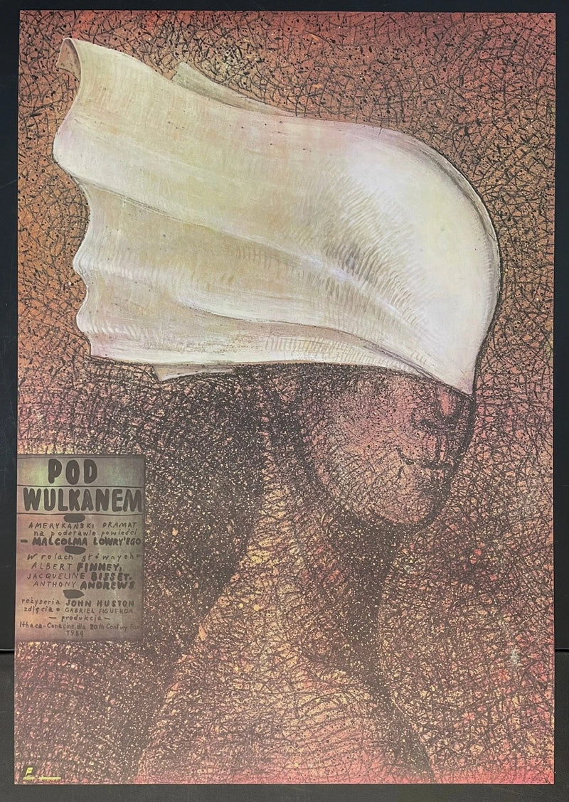 Pod Wulkanem (1984) Original Polish Poster 27x38