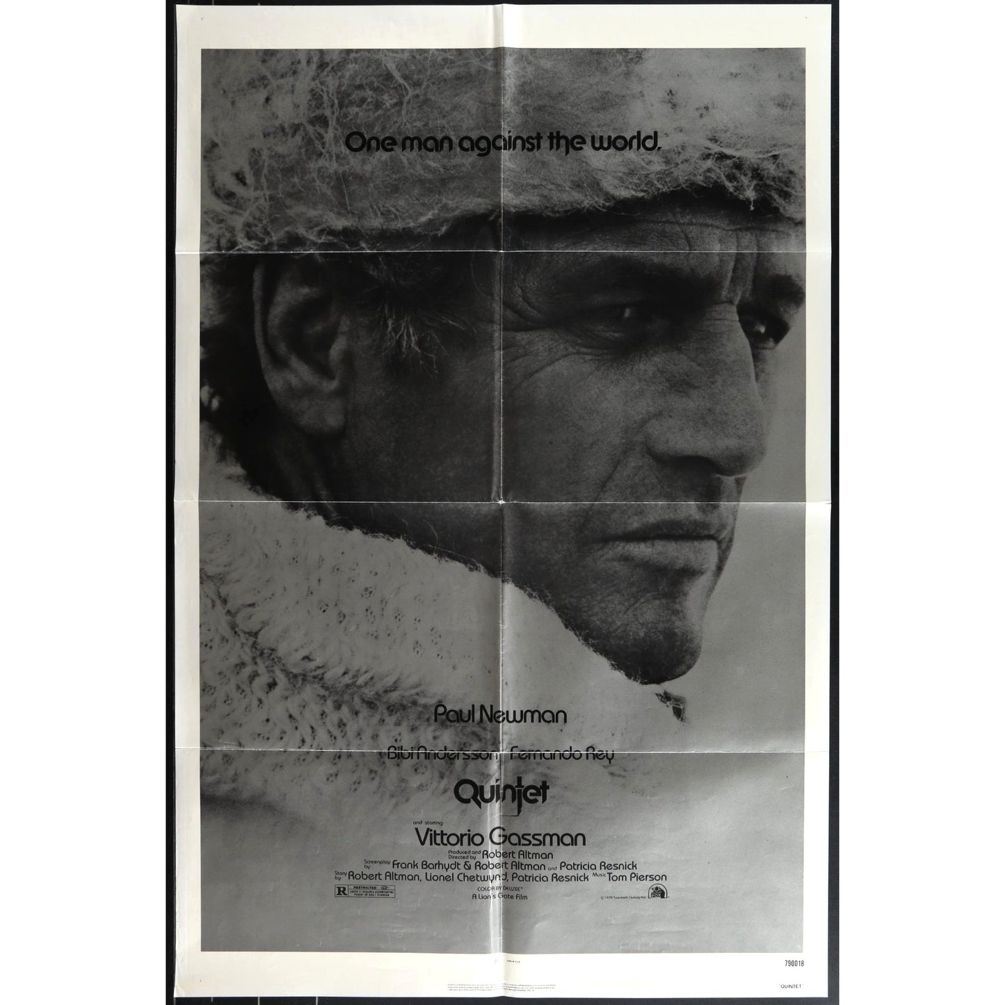 Quintet (1979) Original Movie Poster Folded 27x41 Newman