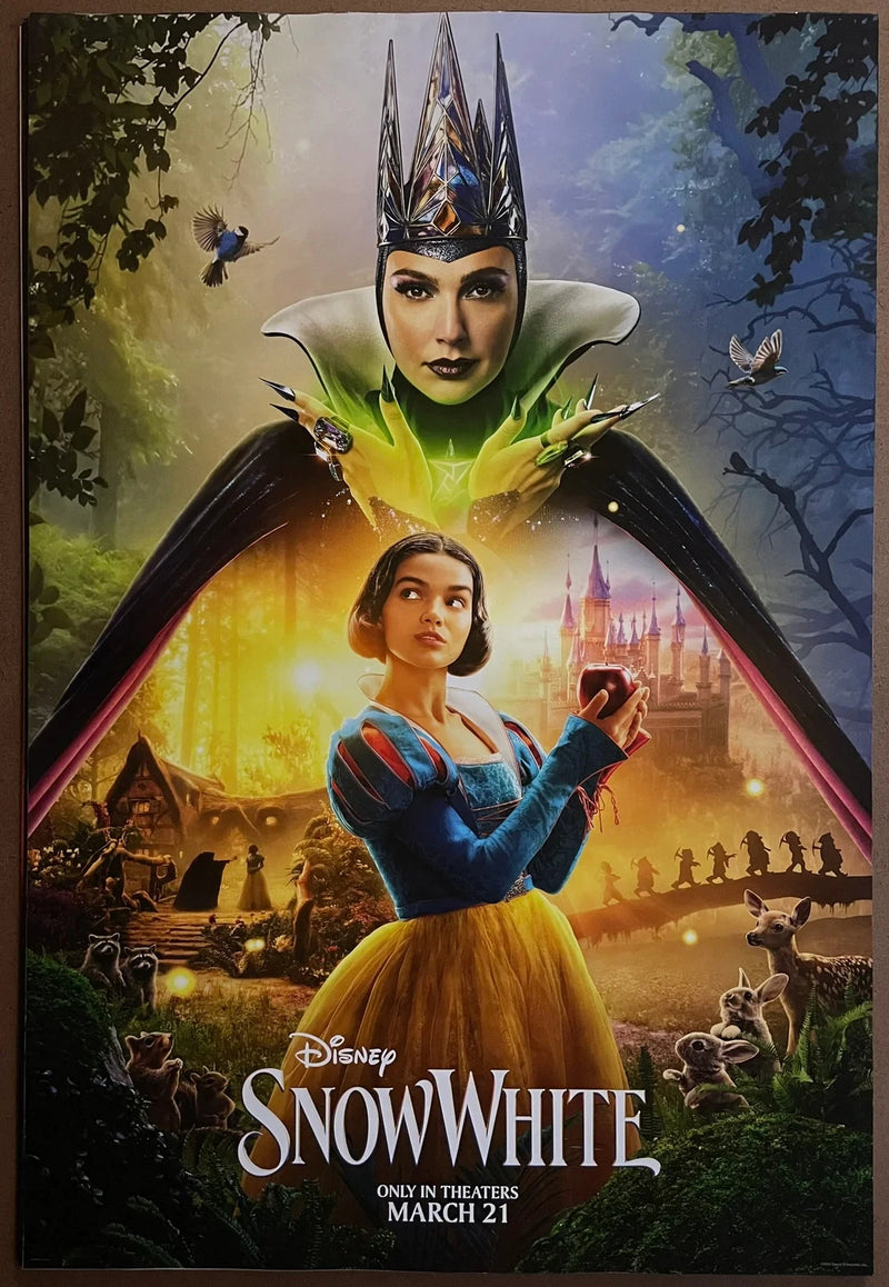 Snow White 2025 Disney Rachel Zegler Gal Gadot 27x40 DS Poster