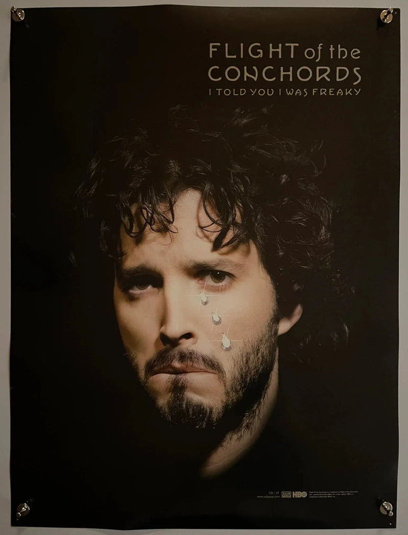 Flight Of The Conchords I Told You I Was Freaky 2009 Promo Poster Bret McKenzie