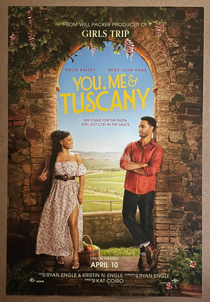 You Me and Tuscany 2026 US One Sheet 27x40 DS Poster Romantic Comedy