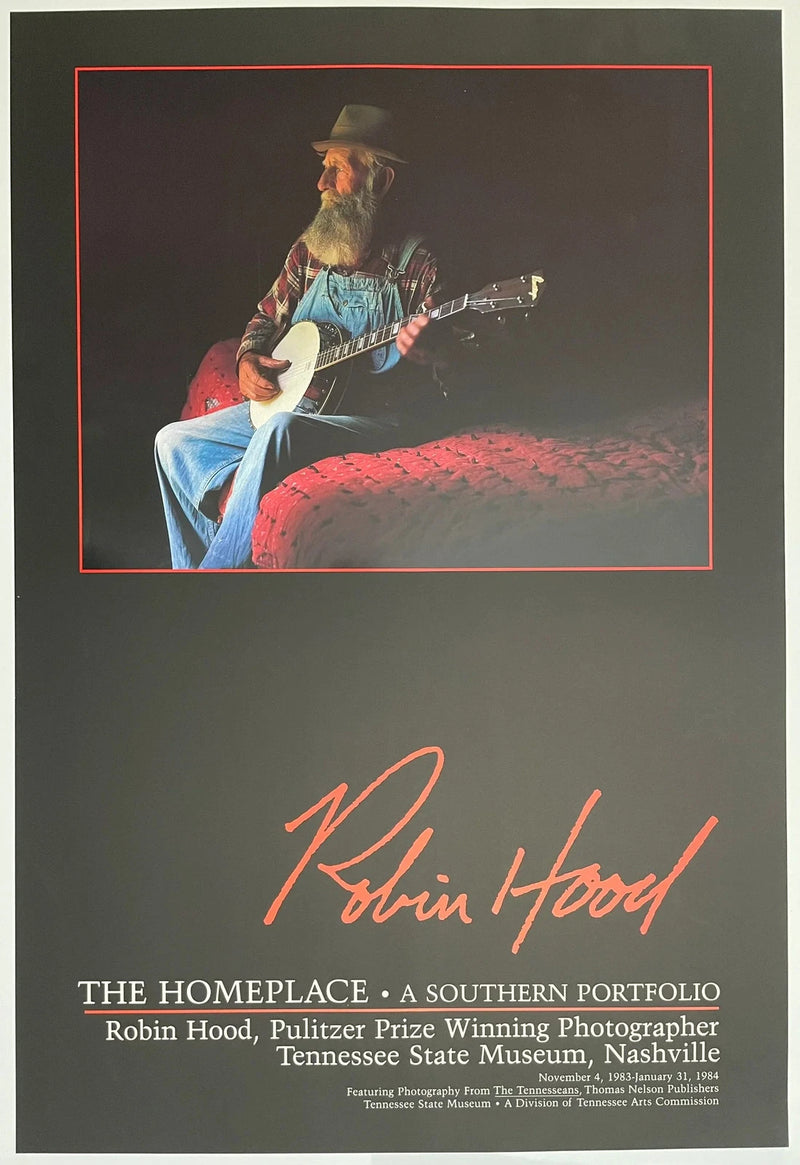 Robin Hood The Homeplace 1983 24x35.5 Photography Exhibit Poster Nashville