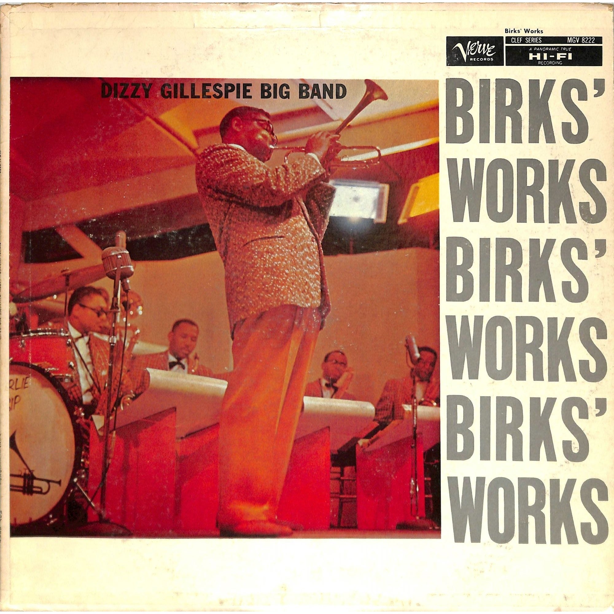 貴重 1979年 初版 Dizzy Gillespie 直筆サイン入り 米国製 Dizzy Gillespie - Birks' Works (1957) Mono Vinyl Record MGV