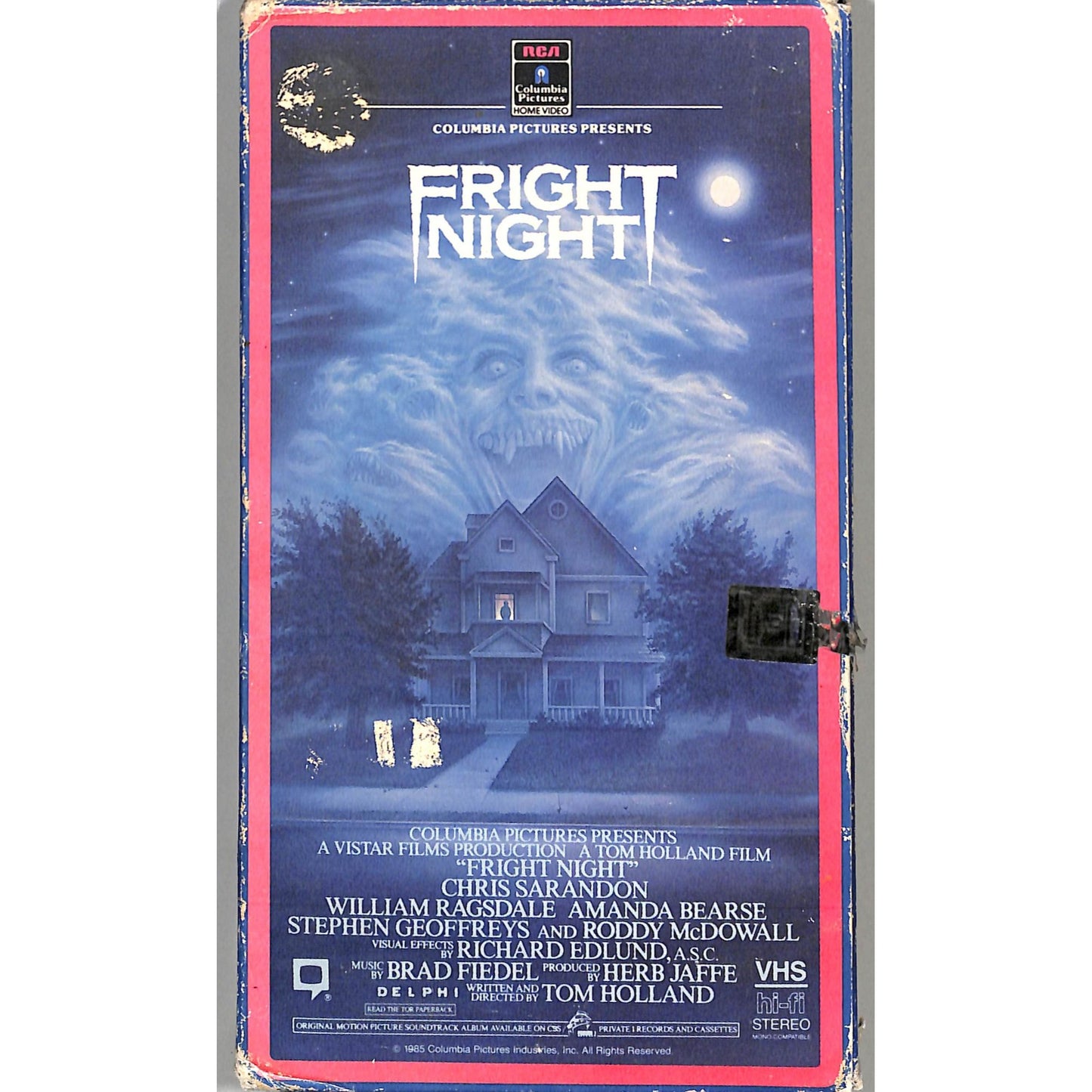 Fright Night (1985) VHS Tape Good condition