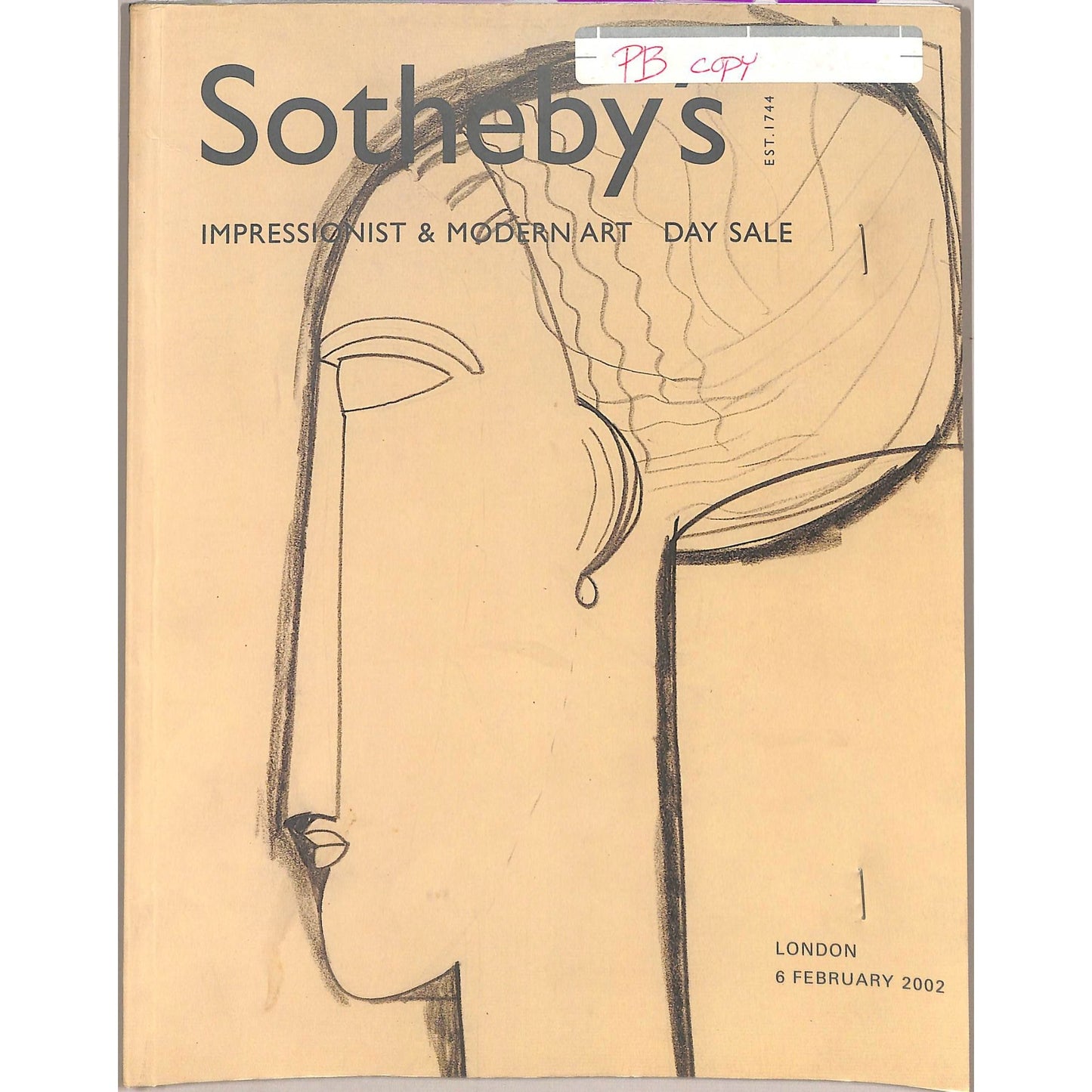 Sotheby's Impressionist & Modern Art Auction Catalog February 6, 2002