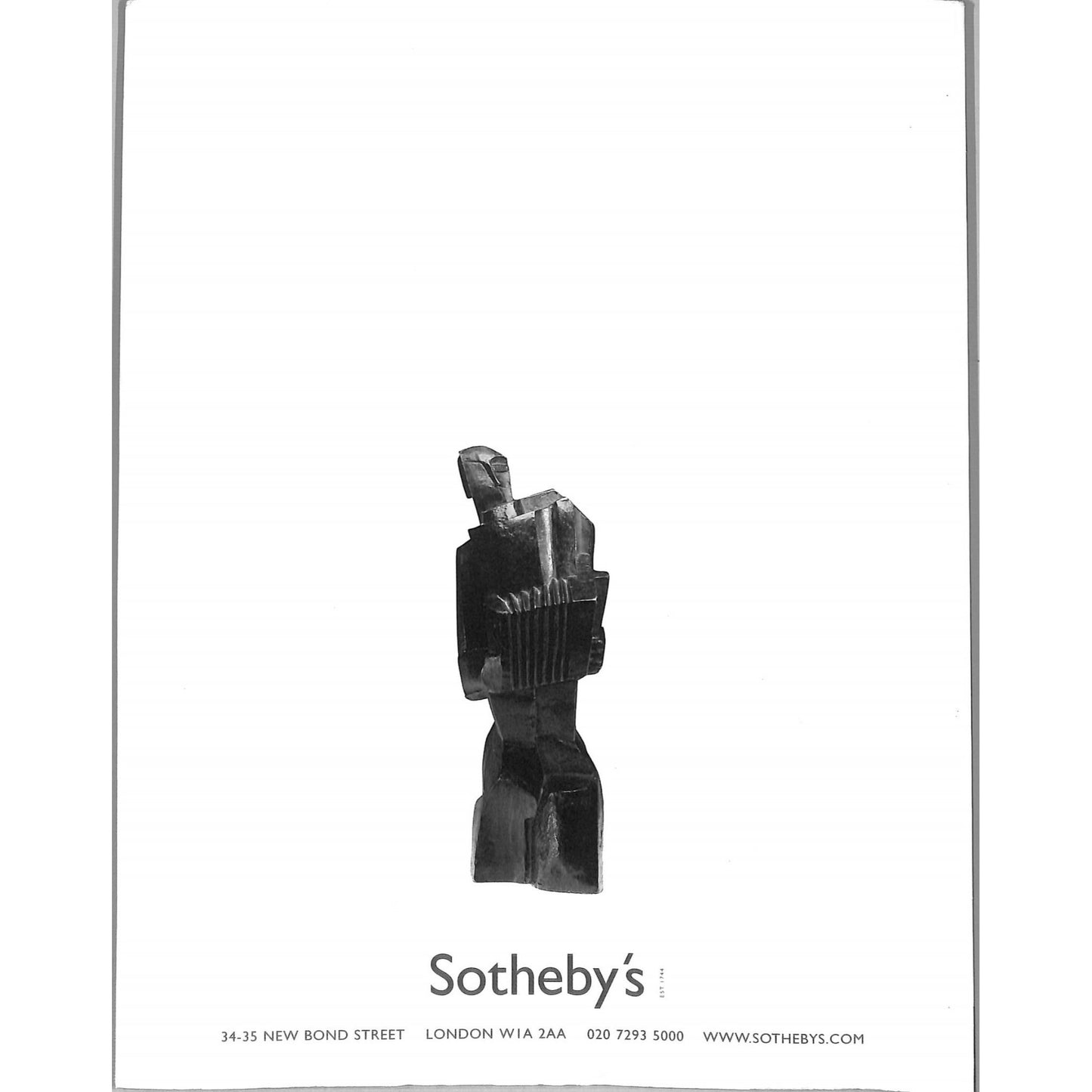 Sotheby's Impressionist & Modern Art Auction Catalog February 6, 2002