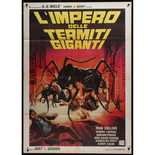 Empire of the Ants (1977) Original Italian 1P Movie Poster Folded 35x55
