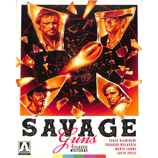 Savage Guns Sealed Four Disc Box Set (Blu Ray, 2023)