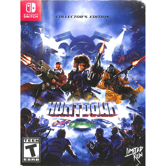 Huntdown Collector's Edition (Nintendo Switch, 2021) NEW SEALED UNOPENED