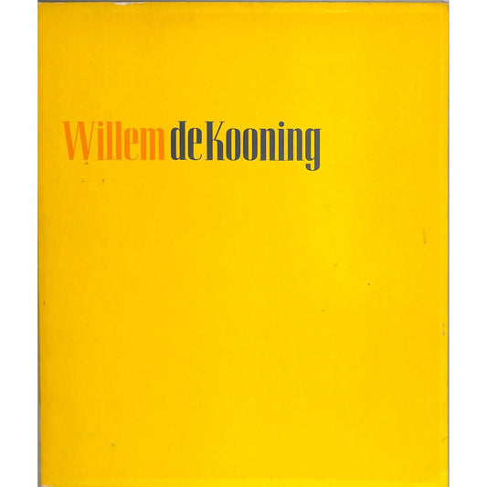 William de Kooning by Thomas B. Hess Art Catalog