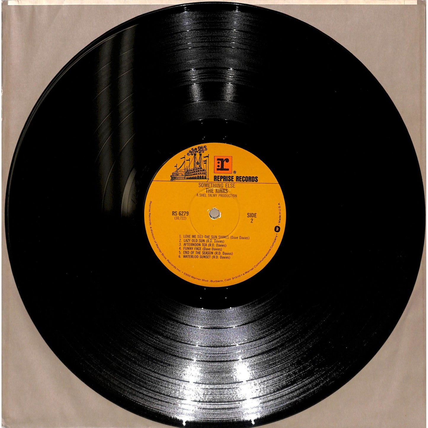 Something Else by the Kinks (1967) Vinyl Record RS 6279