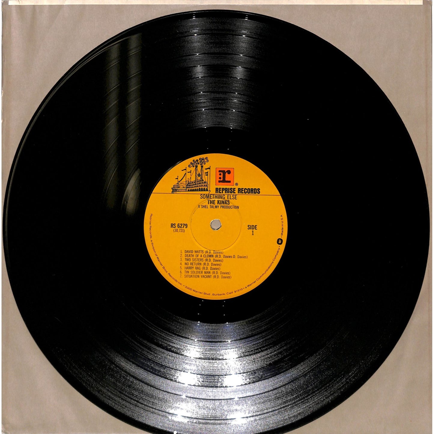 Something Else by the Kinks (1967) Vinyl Record RS 6279
