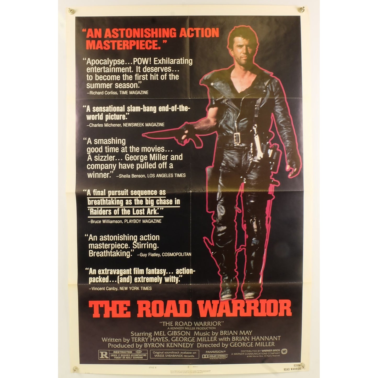 The Road Warrior (1981) Original Movie Poster 27x41
