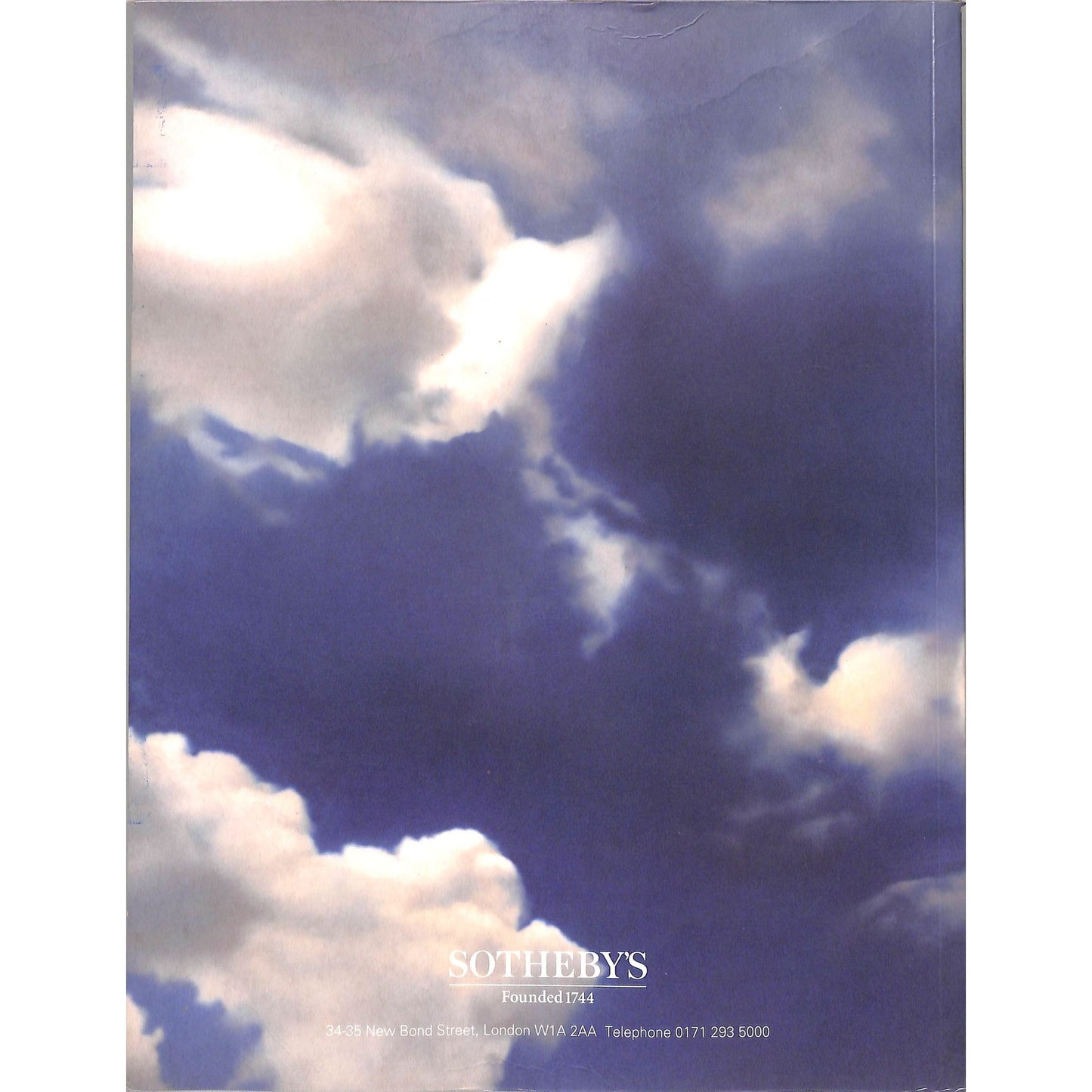 Sotheby's Contemporary Art Part 1 Auction Catalog June 23, 1999