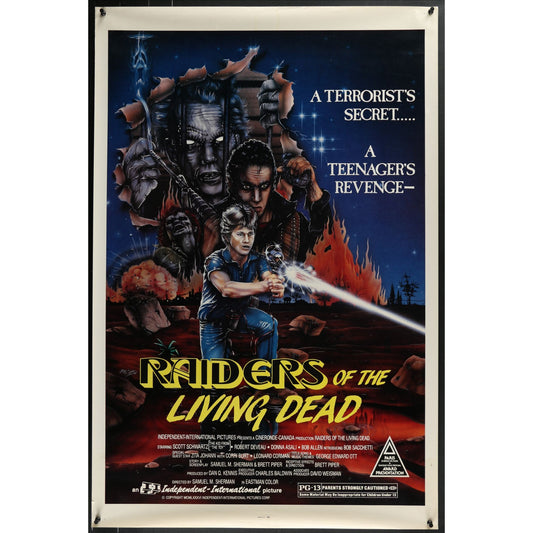 Raiders of the Living Dead (1986) Original SS Movie Poster Rolled 27x41
