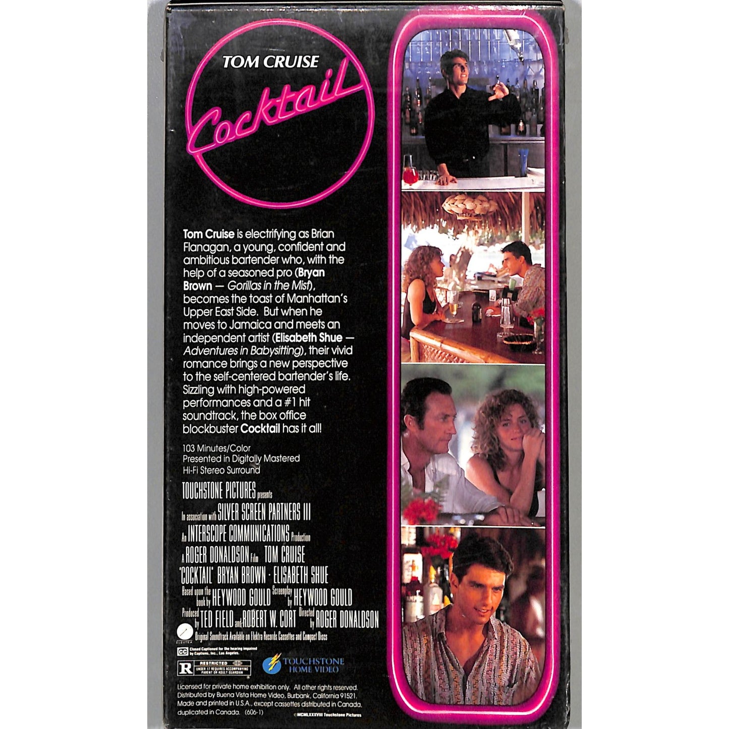 Cocktail (1988) BRAND NEW SEALED TOM CRUISE VHS