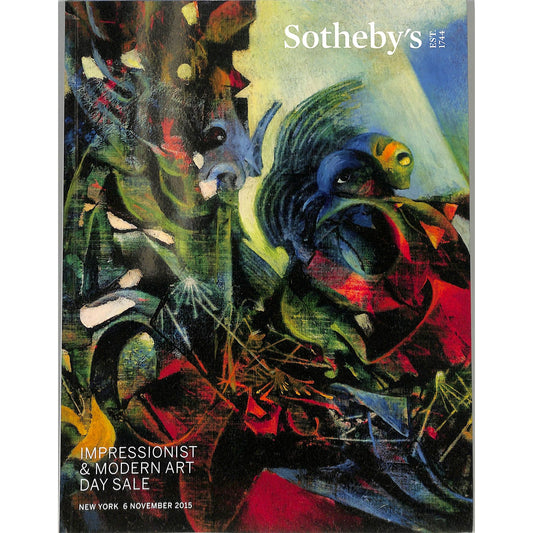 Sotheby's Impressionist and Modern Art Auction Catalog November 6, 2015