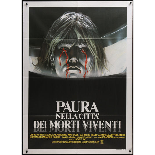 Gates of Hell (R1983) Original Italian Movie Poster 39x55
