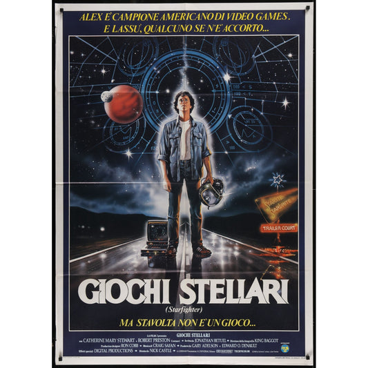 The Last Starfighter (1984) Original Italian Movie Poster 39x55