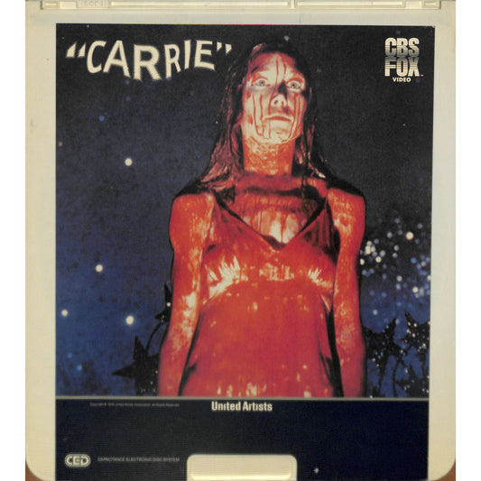 Carrie (1976) Vintage CED RCA SelectaVision Videodisc TESTED WORKING