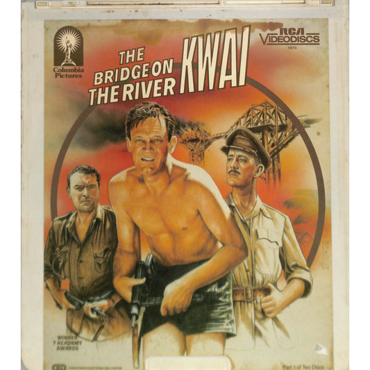 The Bridge on the River Kwai (1957) Vintage CED Videodisc TESTED WORKING