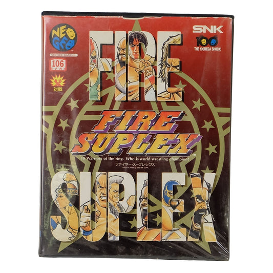 Fire Suplex Neo Geo Japan Complete Tested Working