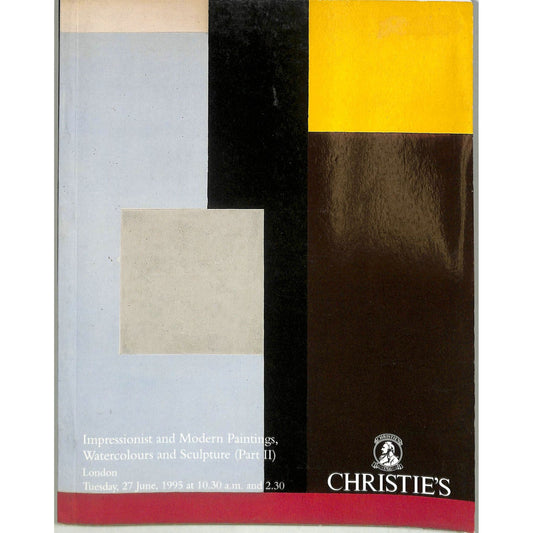 Christie's Impressionist and Modern Art Part 2 Auction Catalog June 27 1995