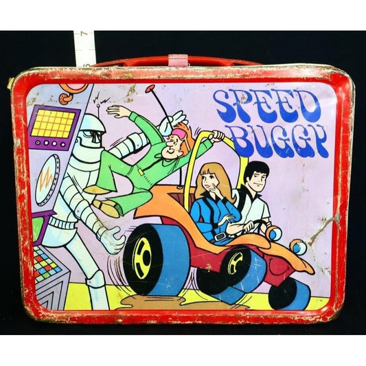 Vintage metal Speed Buggy lunchbox