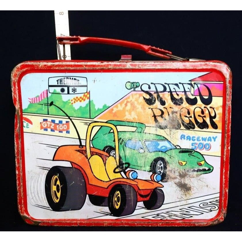 Vintage metal Speed Buggy lunchbox