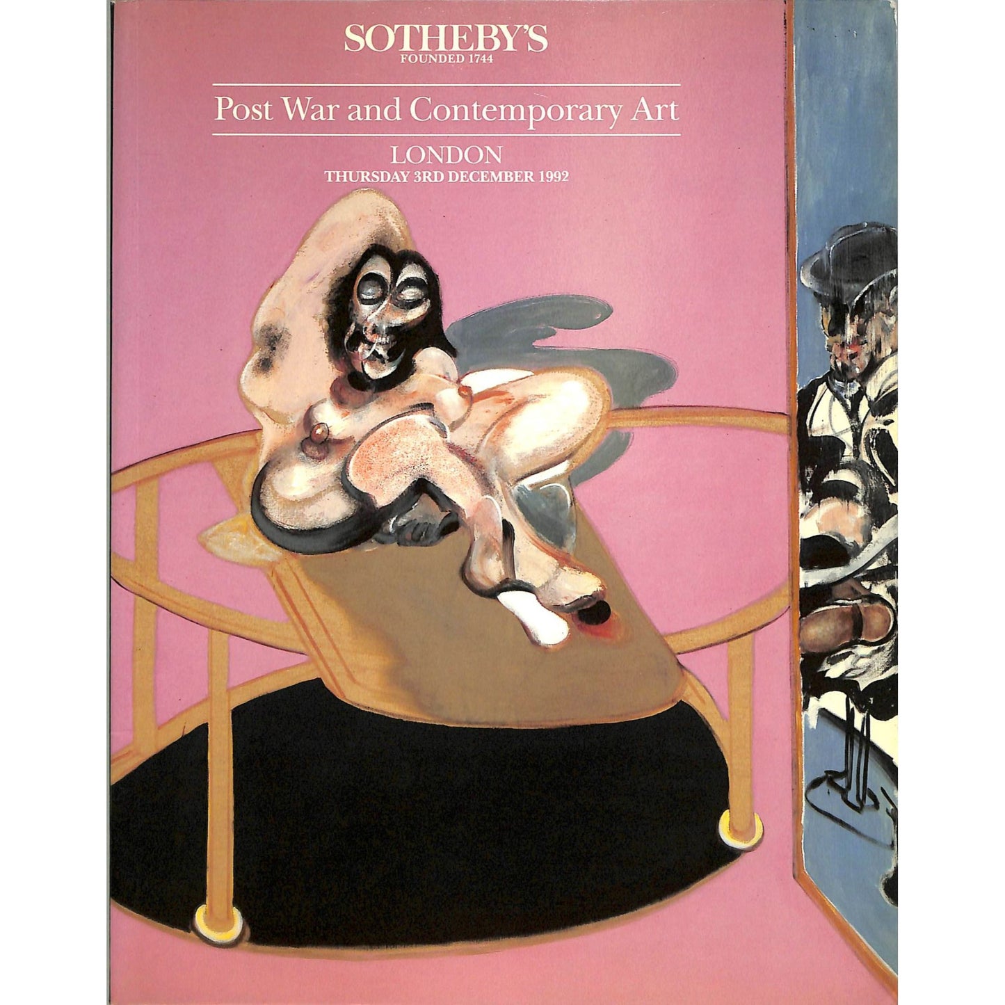 Sotheby's Post War and Contemporary Art December 3, 1992 Auction Catalog