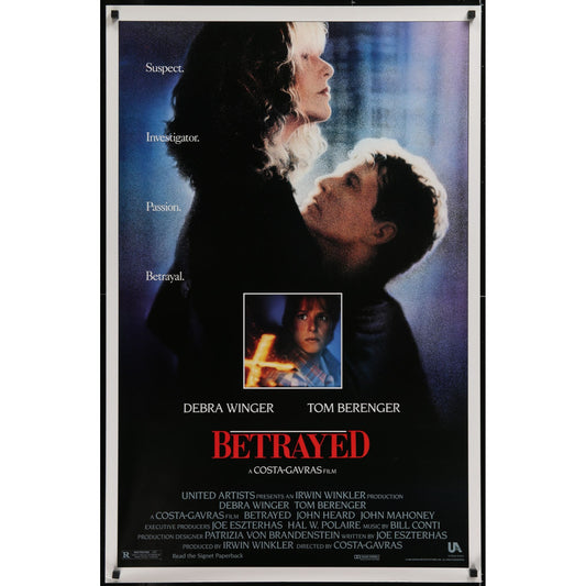 Betrayed (1988) Original Movie Poster 27x40